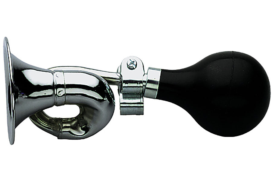 Dimension Bugle Horn - Chrome with Black Squeeze Ball